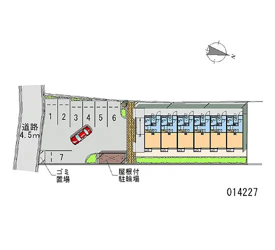 ★手数料０円★豊中市庄内宝町　月極駐車場（LP）